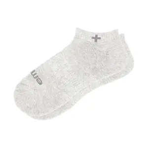 EMUAID Ionic Silver Socks Gray Unisex All Seasons Compression Day Layer Natural Anti-Odor Antimicrobial Technology Moisture-Wicking